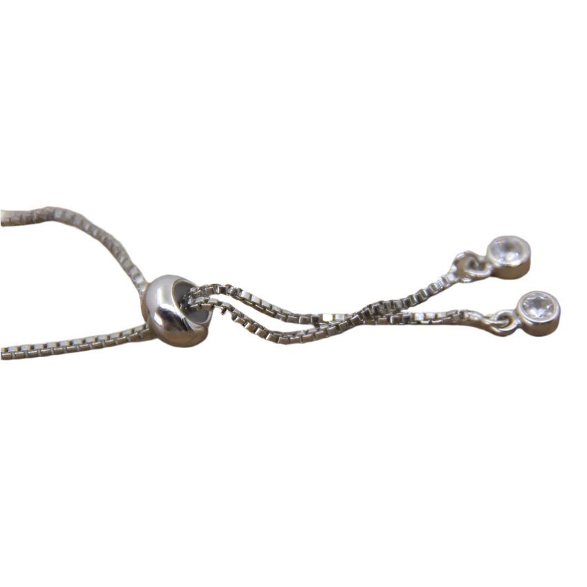 Silver Drawstring Bracelet